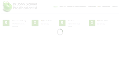 Desktop Screenshot of jwbronner.co.za